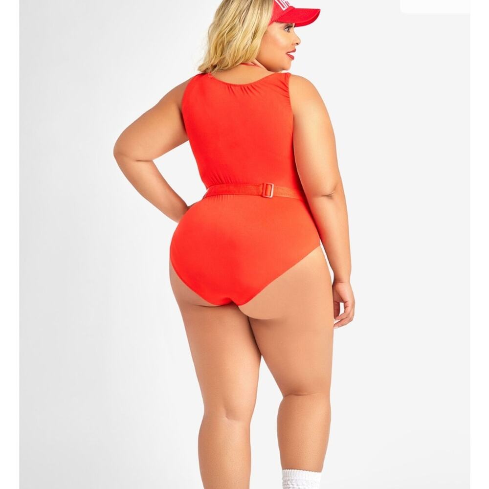 NWT Ashley Stewart Bae Watch Lifeguard Baywatch Halloween costume 3X - Picture 4 of 10